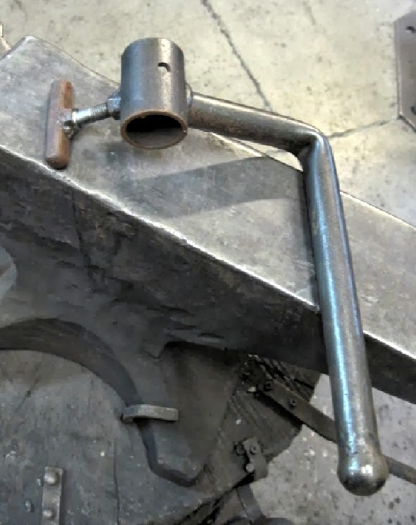 Persimmon Professional Blacksmithing Fly Press Handles