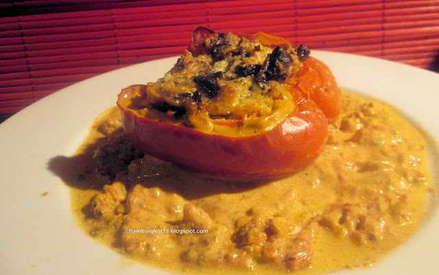 Hamburg kocht!: Gefüllte Paprika mit Frischkäsesauce