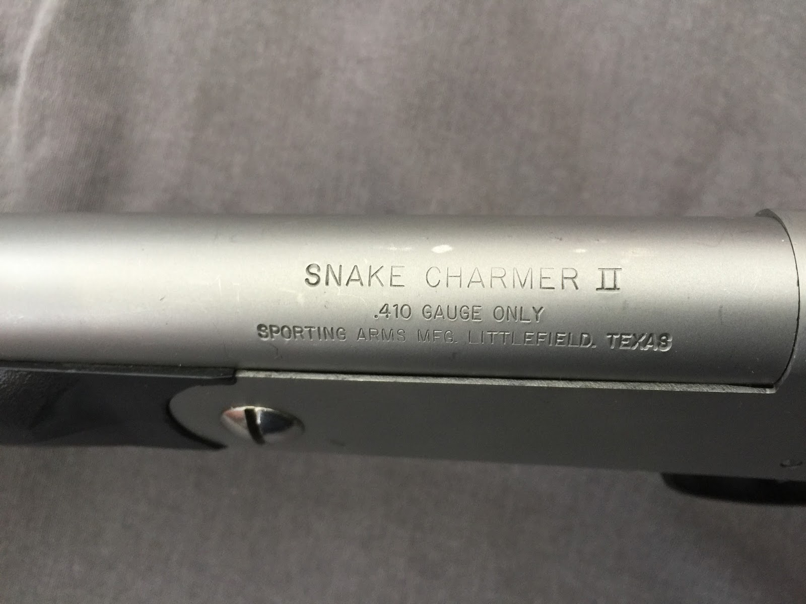 TINCANBANDIT's Gunsmithing Featured Gun The Snake Charmer Shotgun