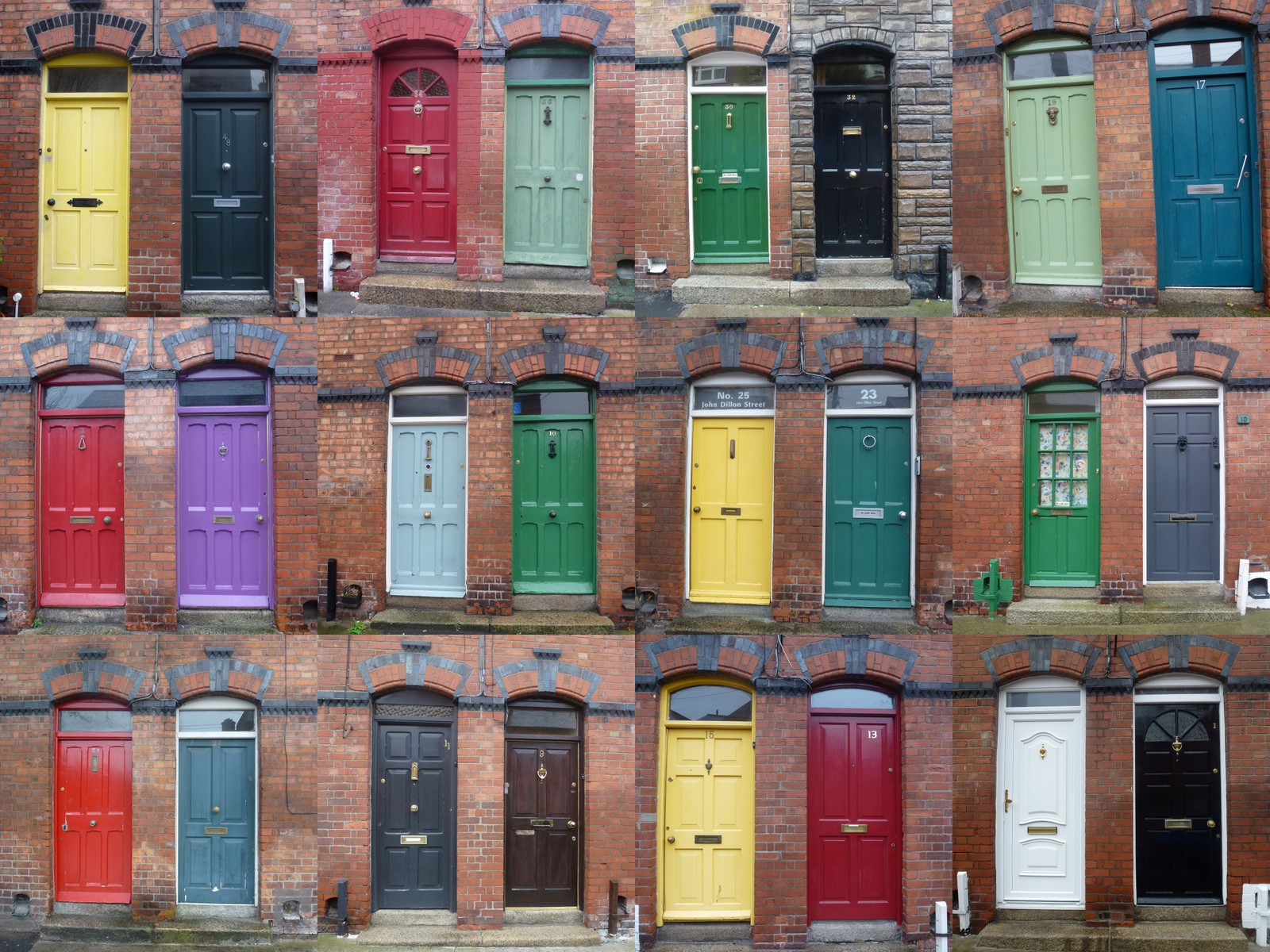 acolostico se escribe con erre: Puertas de Dublin