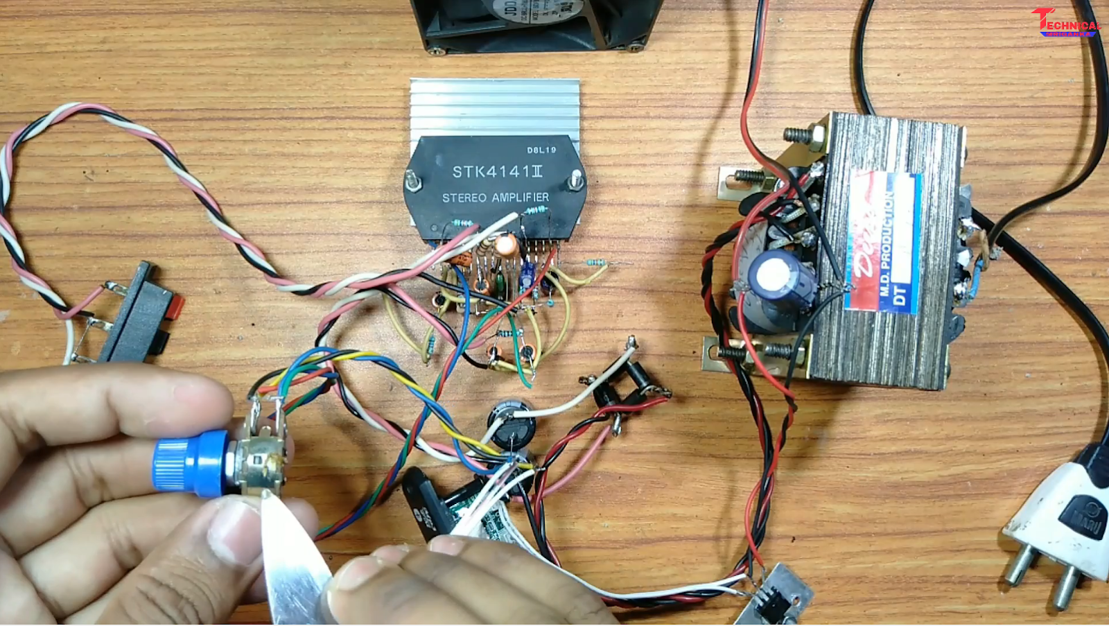 Stk4141 Amplifier Circuit Diagram