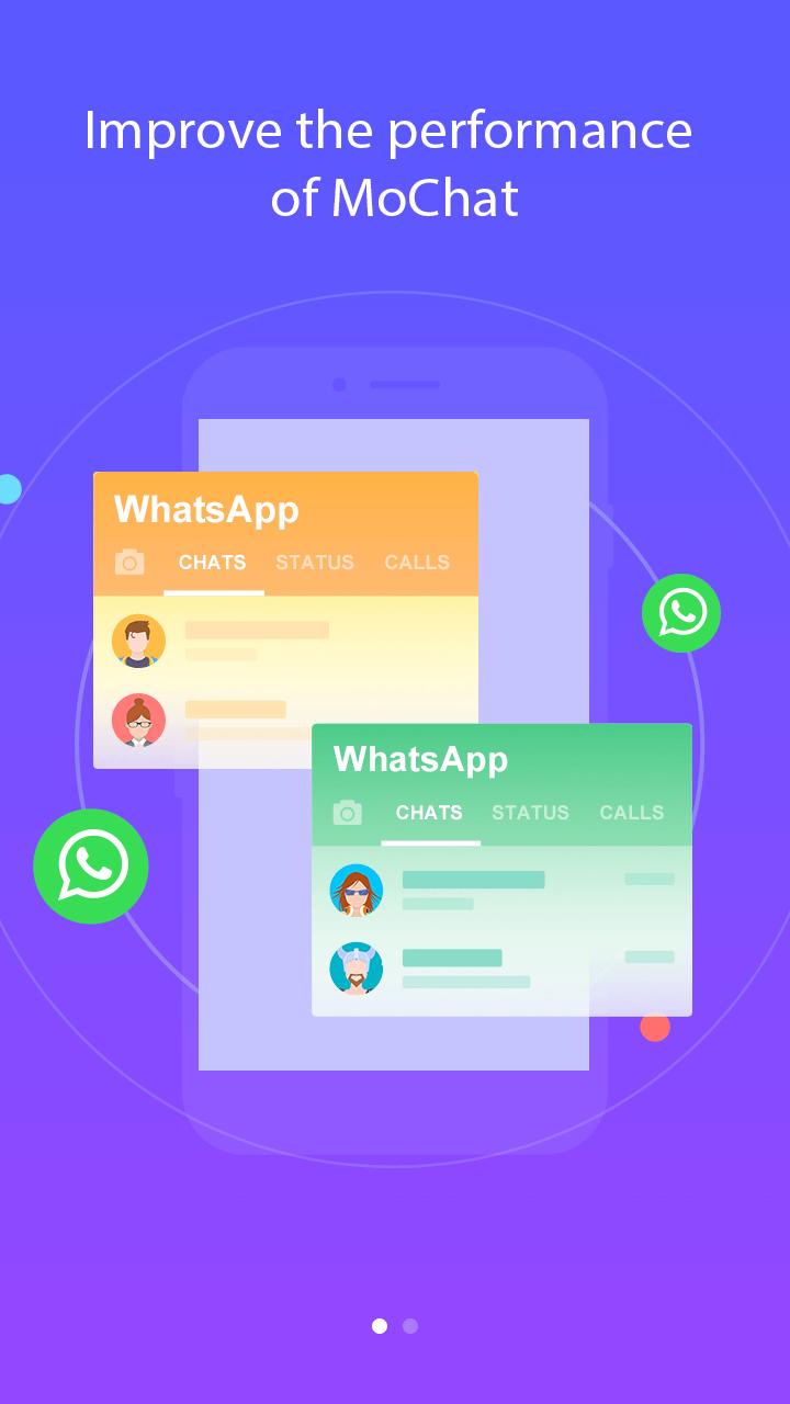 aplikasi mo chat berguna untuk menjalankan dua whatsapp dalam satu hp