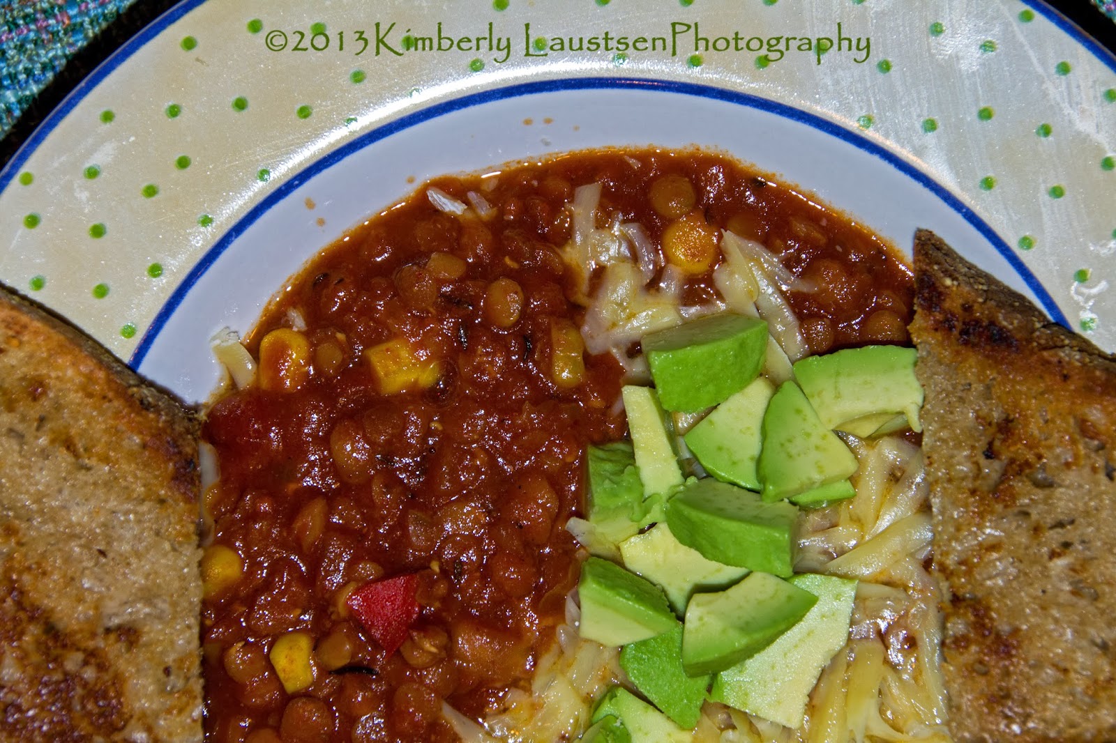 Glean Freak Yummy Meatless Lentil Chili recipe