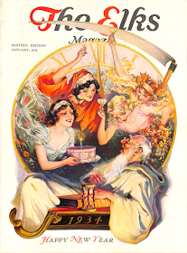 Cover by Paul Stahr for The Elks magazine 1934 January