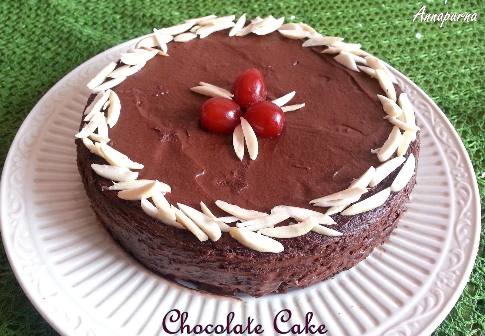 Annapurna Eggless Chocolate Cake Recipe