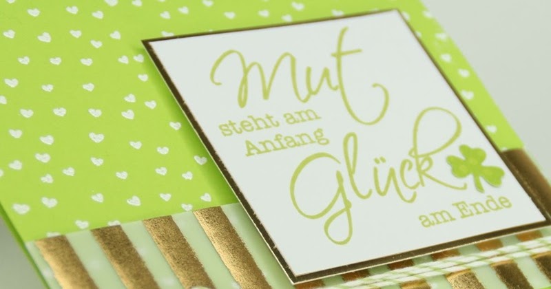 Karte - Mut steht am Anfang, Glück am Ende! - made-by-imme.de