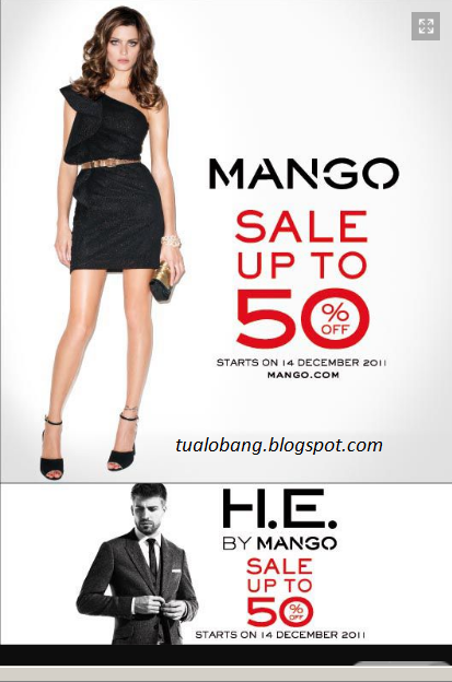 Tua Lobang: MANGO Sale, Sale up to 50%