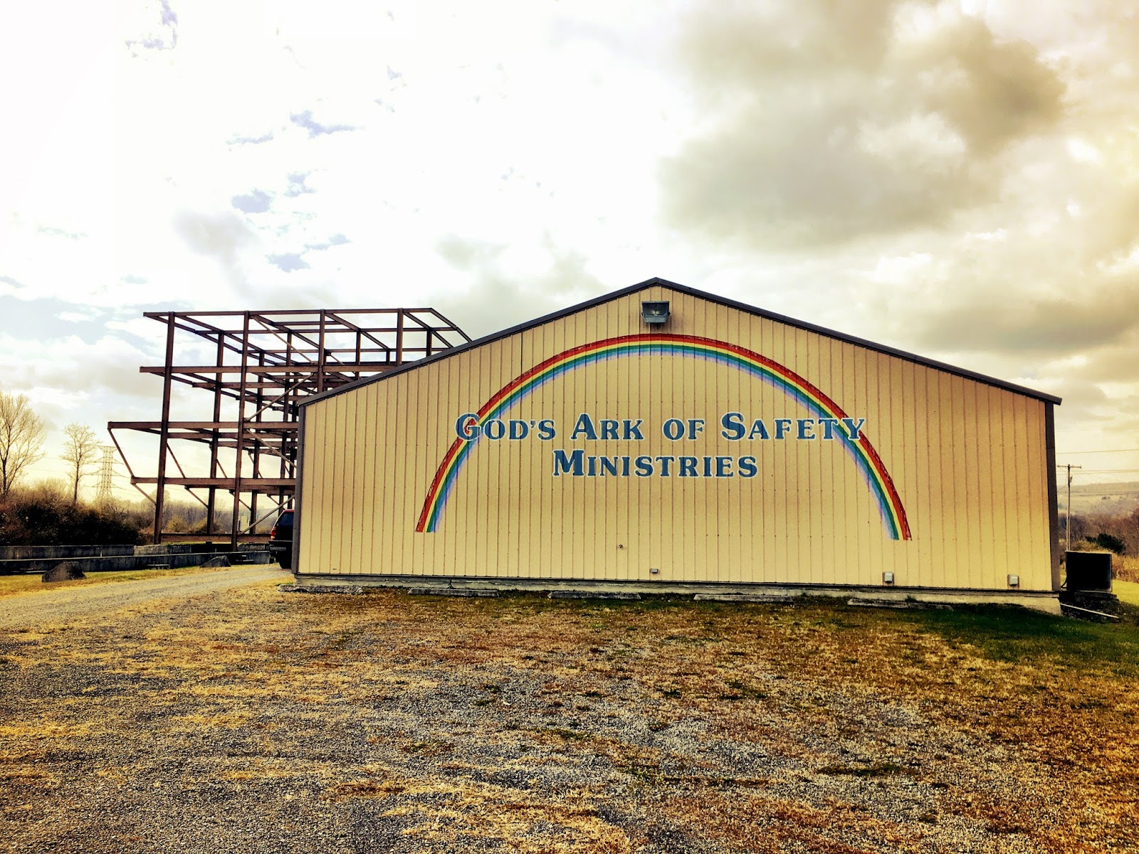 In the Middle Noah’s Ark Being Rebuilt Here