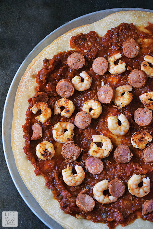 Jambalaya Pizza Life Tastes Good