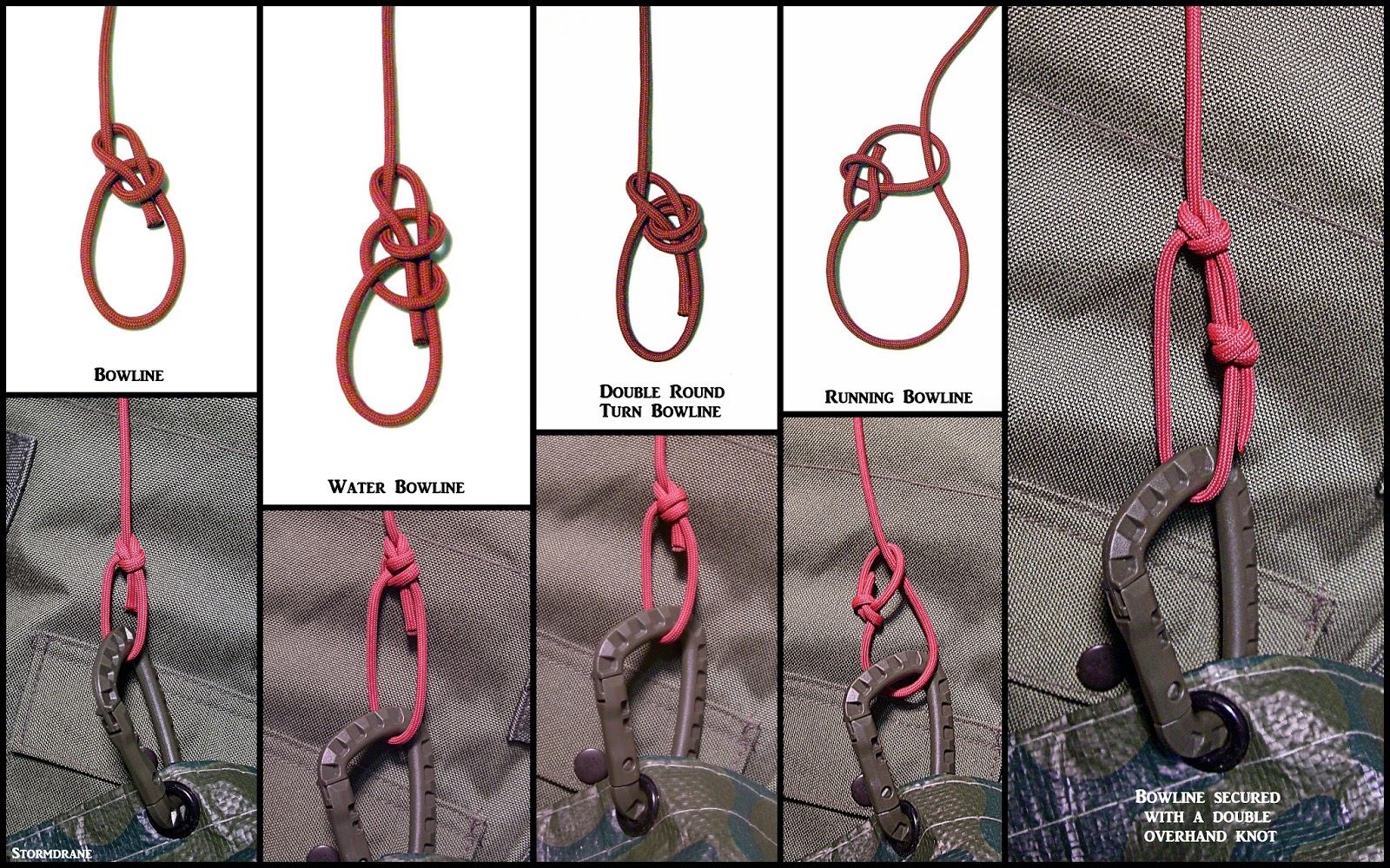 Stormdrane's Blog A few bowline knots...