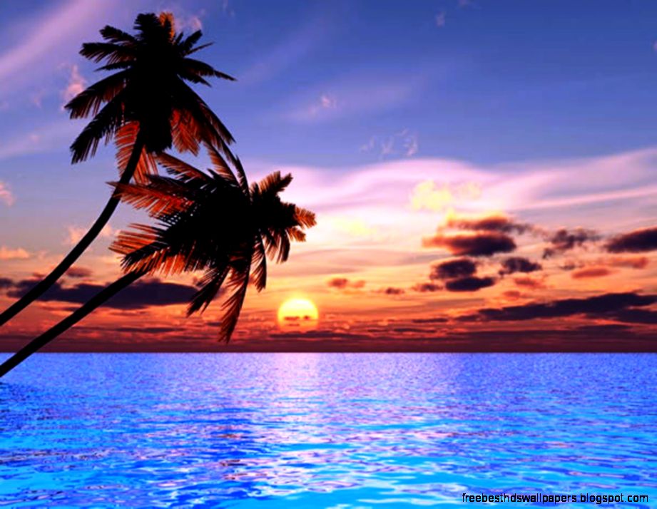 Download Beautiful Beach Sunset Wallpaper Images 4i694