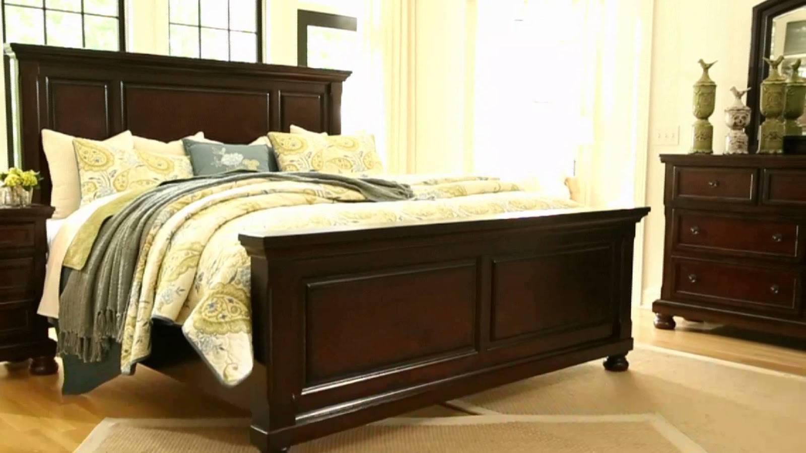 ashley furniture queen mattress set