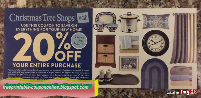 Christmas tree shop coupon code
