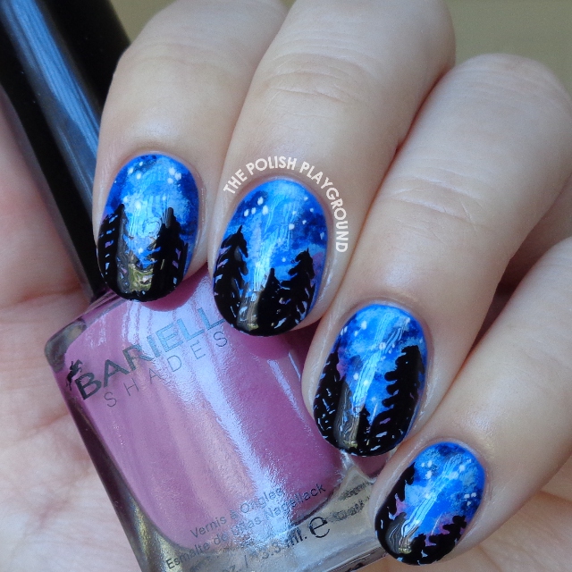 Let's Go See the Stars Inspired Nail Art