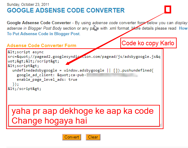 How to Fix Google AdSense Code Error on BlogSpot Blog ke problem ko solve kaise kare sikhe hindi me.
