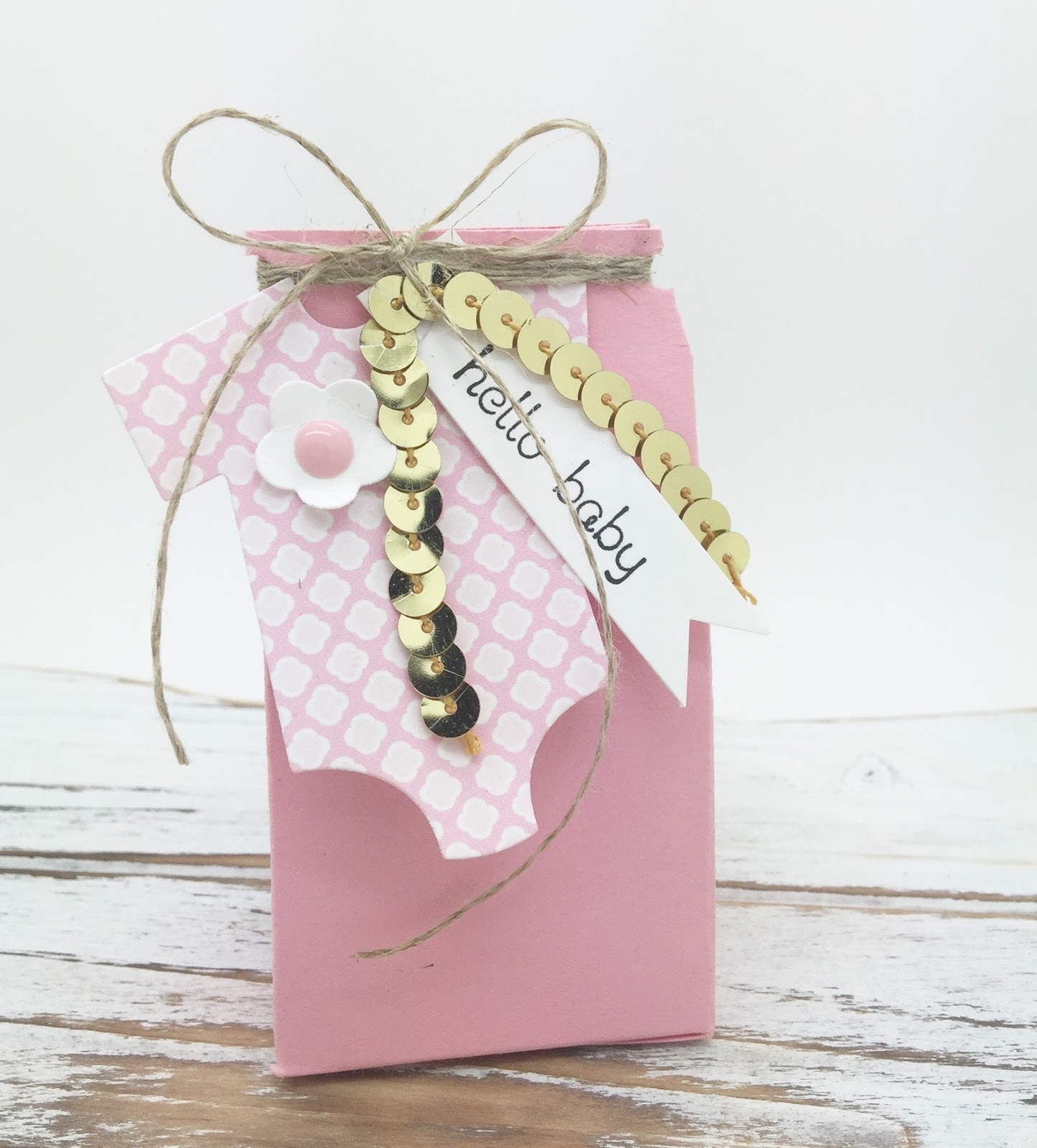 PinkBlingCrafter A Baby Mini Gift Bag for Decorate to Celebrate Challenge