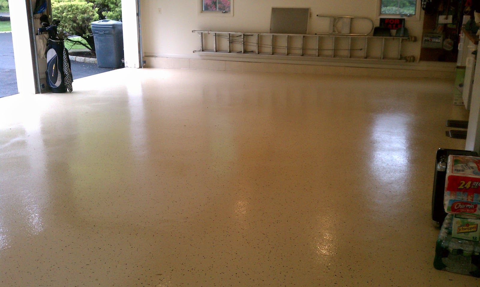 Legacy Industrial's Blog Site Epoxy garage floor, clean and new!