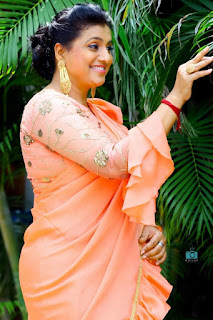 Tamil Golden Actress Roja Glams Saree Pics