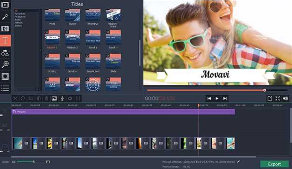 Movavi Video Editor Software Edit Video Slow Motion PC