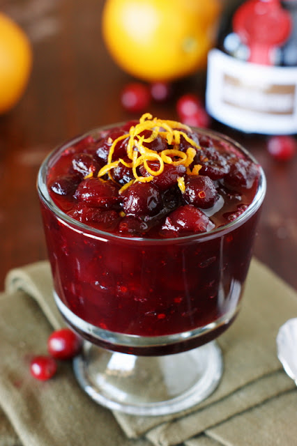 Grand Marnier Cranberry Sauce Image ~ a wonderfully-flavorful, nicely-balanced sauce that will be the perfect cranberry accompaniment to your Thanksgiving or Christmas meal!   www.thekitchenismyplayground.com