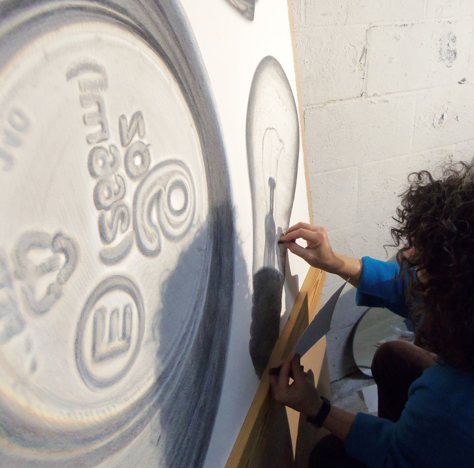 planes and spaces Deskilled drawings with projections.