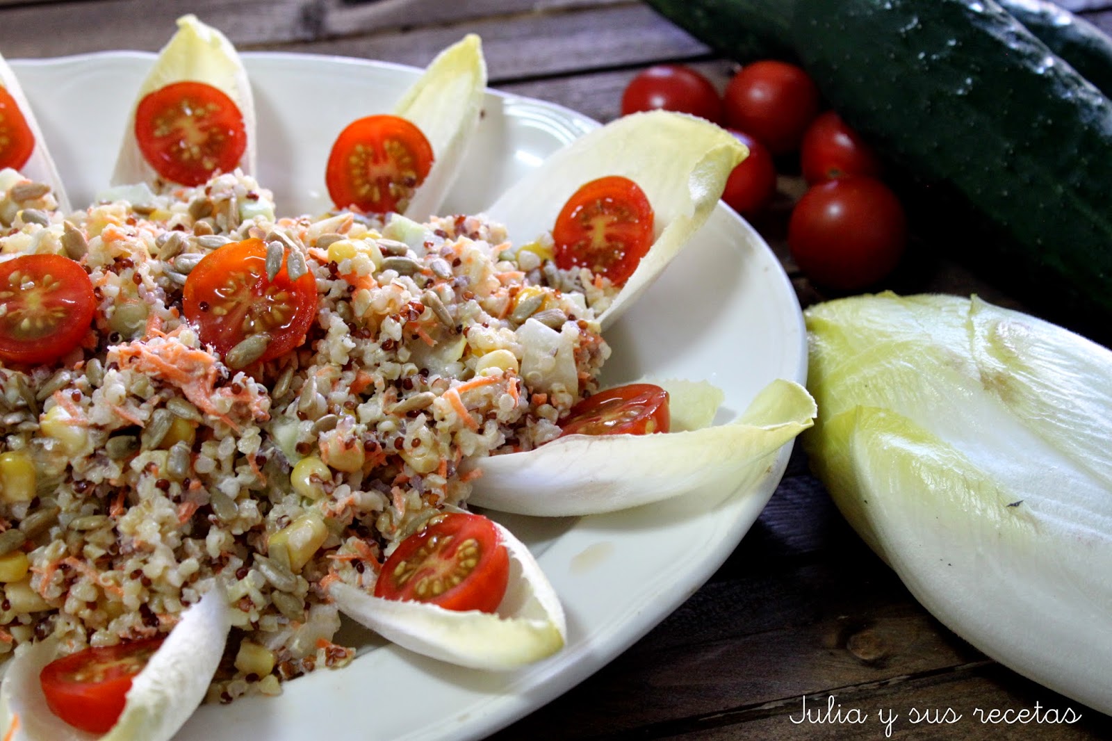 JULIA Y SUS RECETAS Ensalada de quinoa
