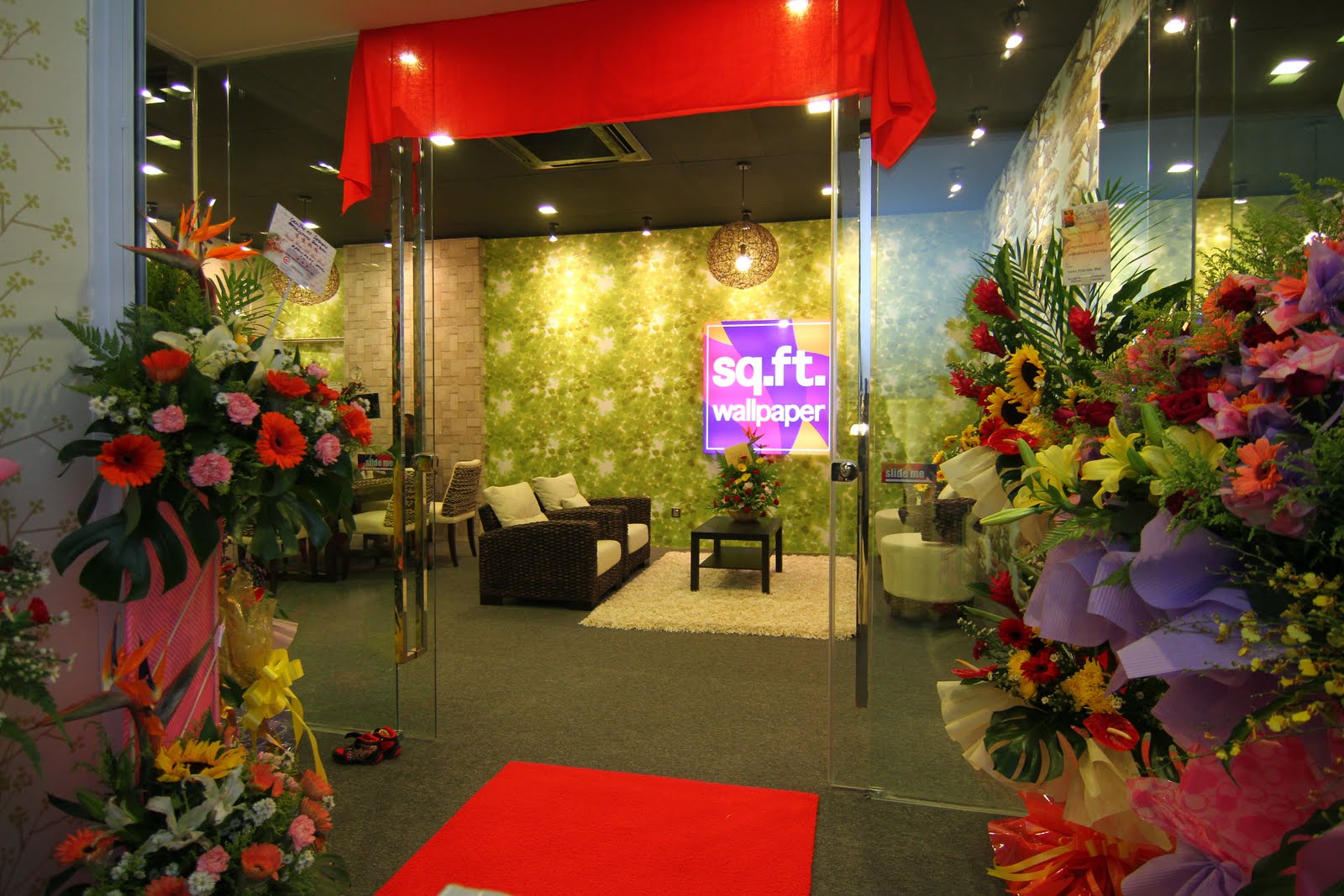 sq.ft. wallpaper Opening of KOREA WALLPAPER GALLERY