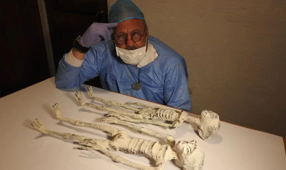 Nazca in Peru has a lot of Alien mummies.