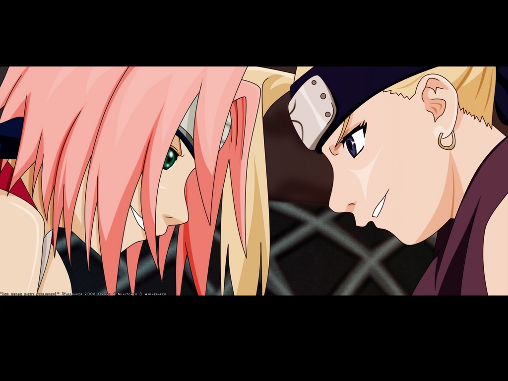 Wallpaper Sakura e Ino | Naruto Shippuden Wallpapers
