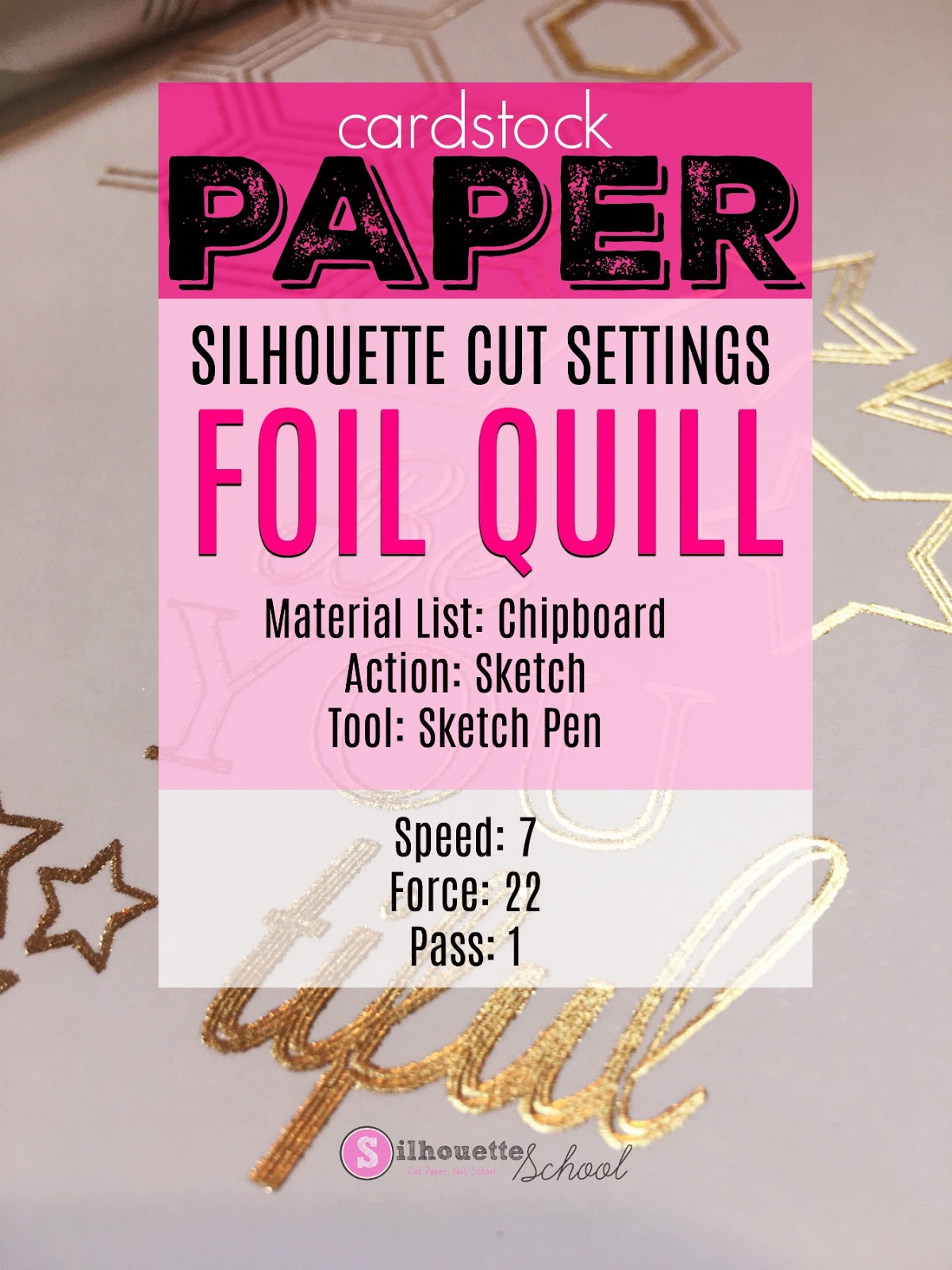 Foil Quill Unboxing, Set Up, and Best Silhouette Cut Settings
