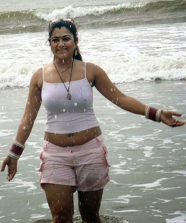 Actress Navel Kushboo Rare.