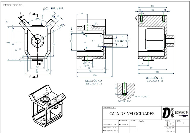 FREELANCE DIS&DIB Edwing Flores: CAJA DE VELOCIDADES