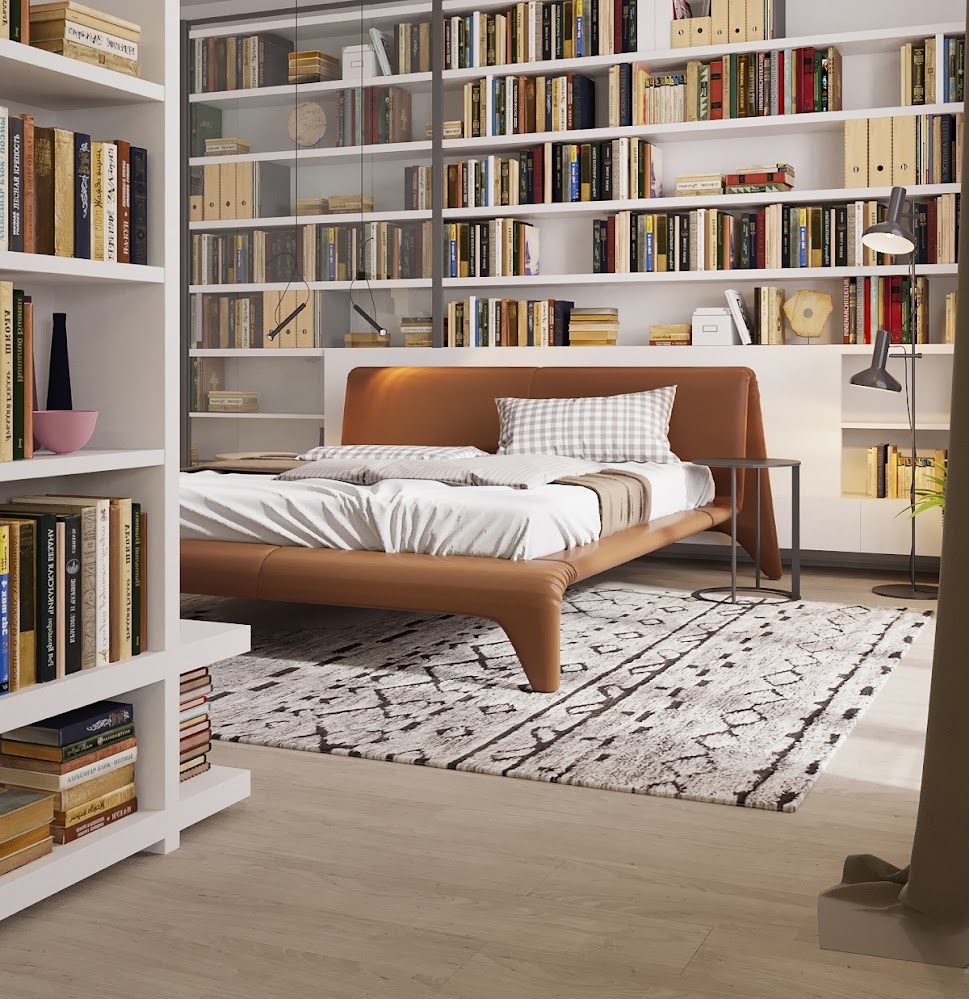 Bedroom-home-library