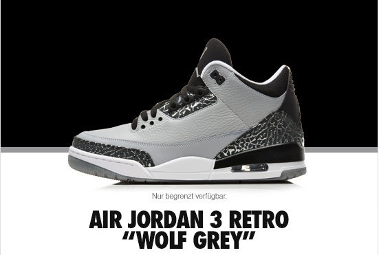 Nike Air Jordan 3 “Wolf Grey”