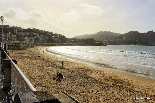 Playa de Ondarreta. La Concha. San Sebastián