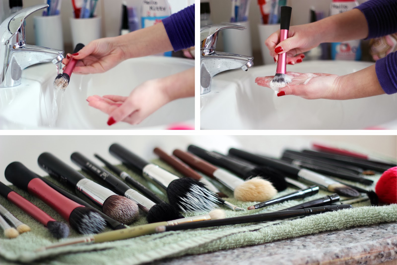 Beauty Inside Art Sunday Chores Washing Makeup Brushes