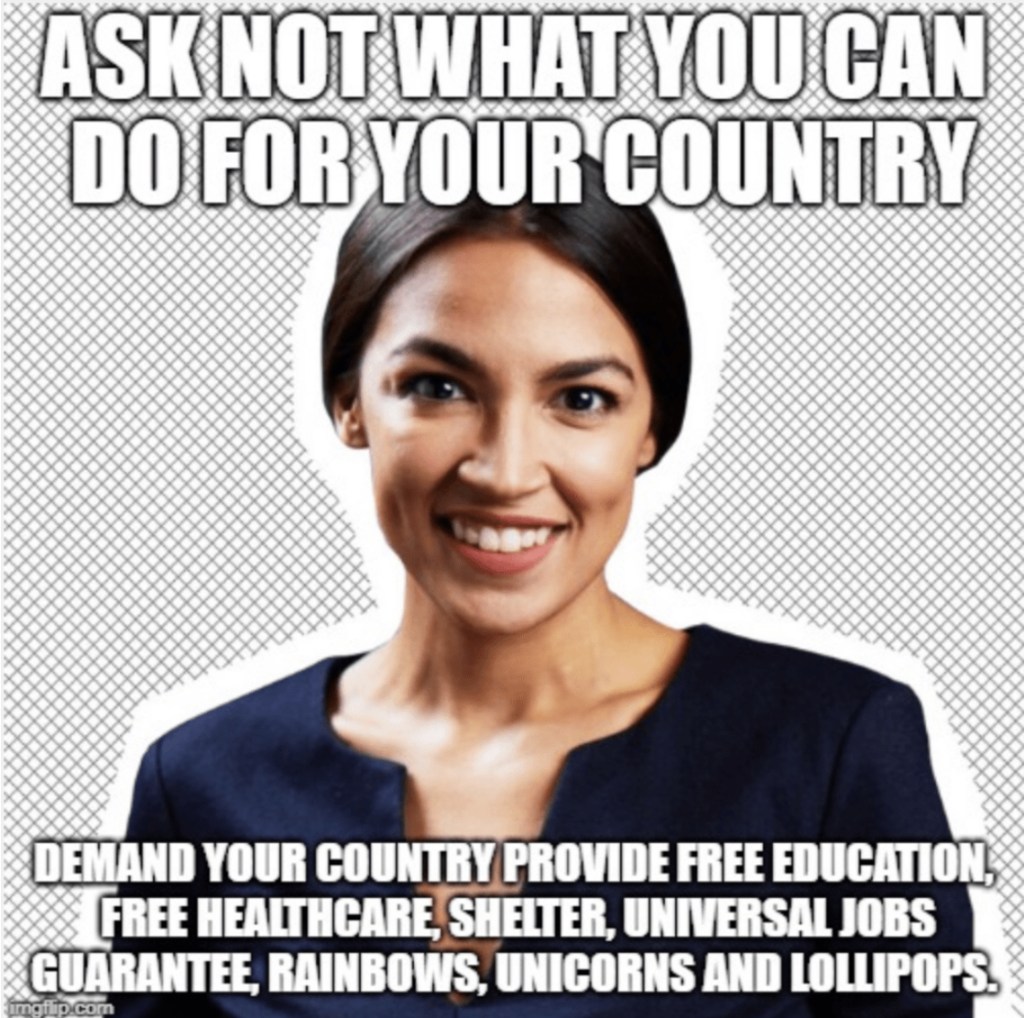 Another AOC meme. | Wired Right