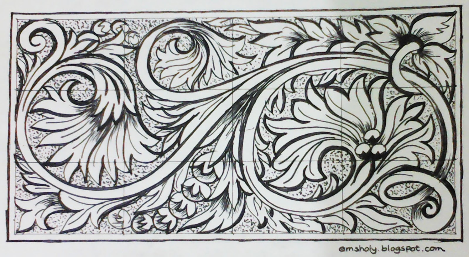 MOTIF SENI UKIR NUSANTARA motif desain