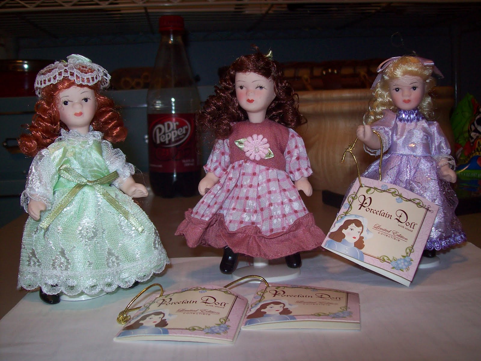 It's A Mini Life DOLLS PORCELAIN Dollar Tree Dolls