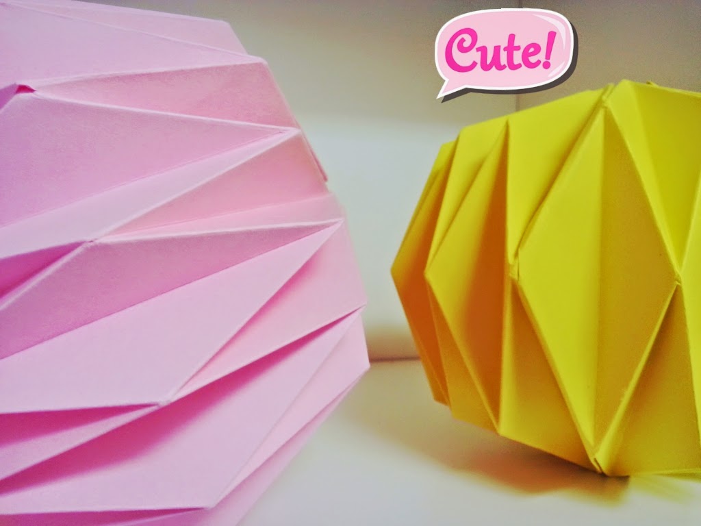 Lanternes en papier façon origami Jueru Couture et Compagnie