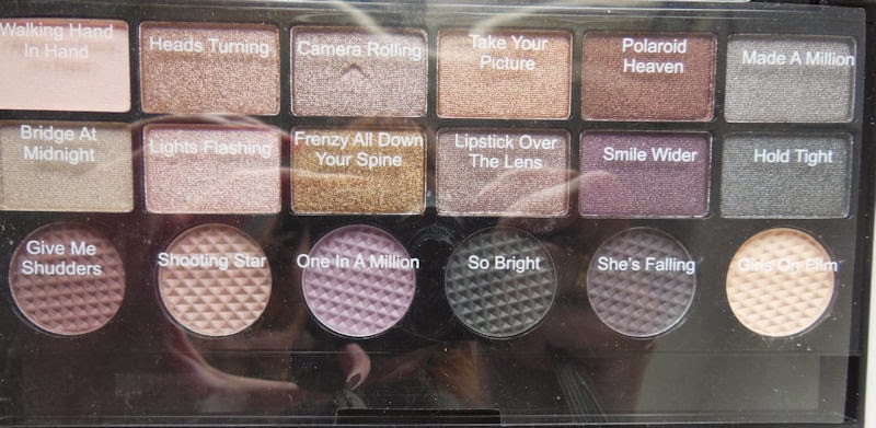 Girls on Film palette Makeup Revolution