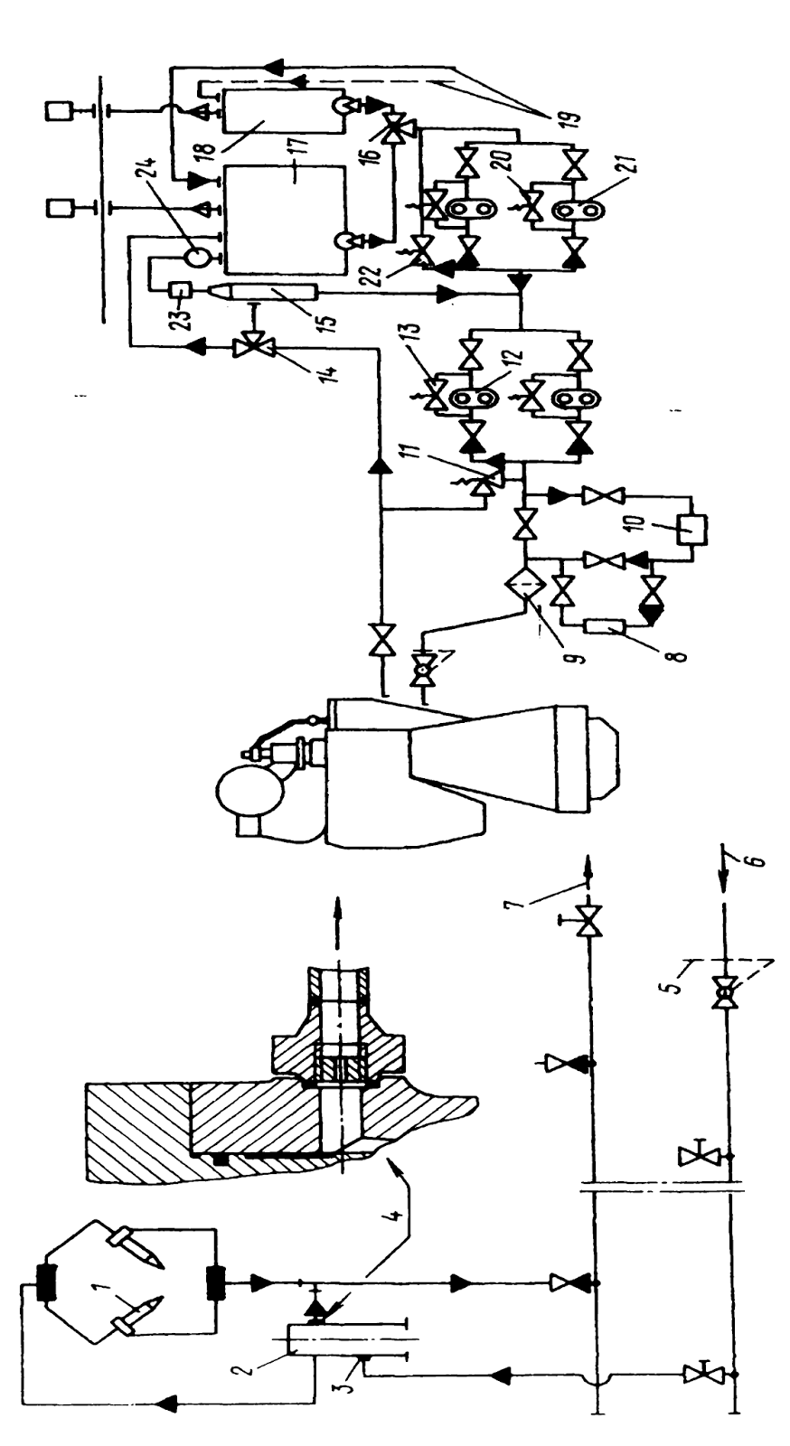 Топливная система судна схема