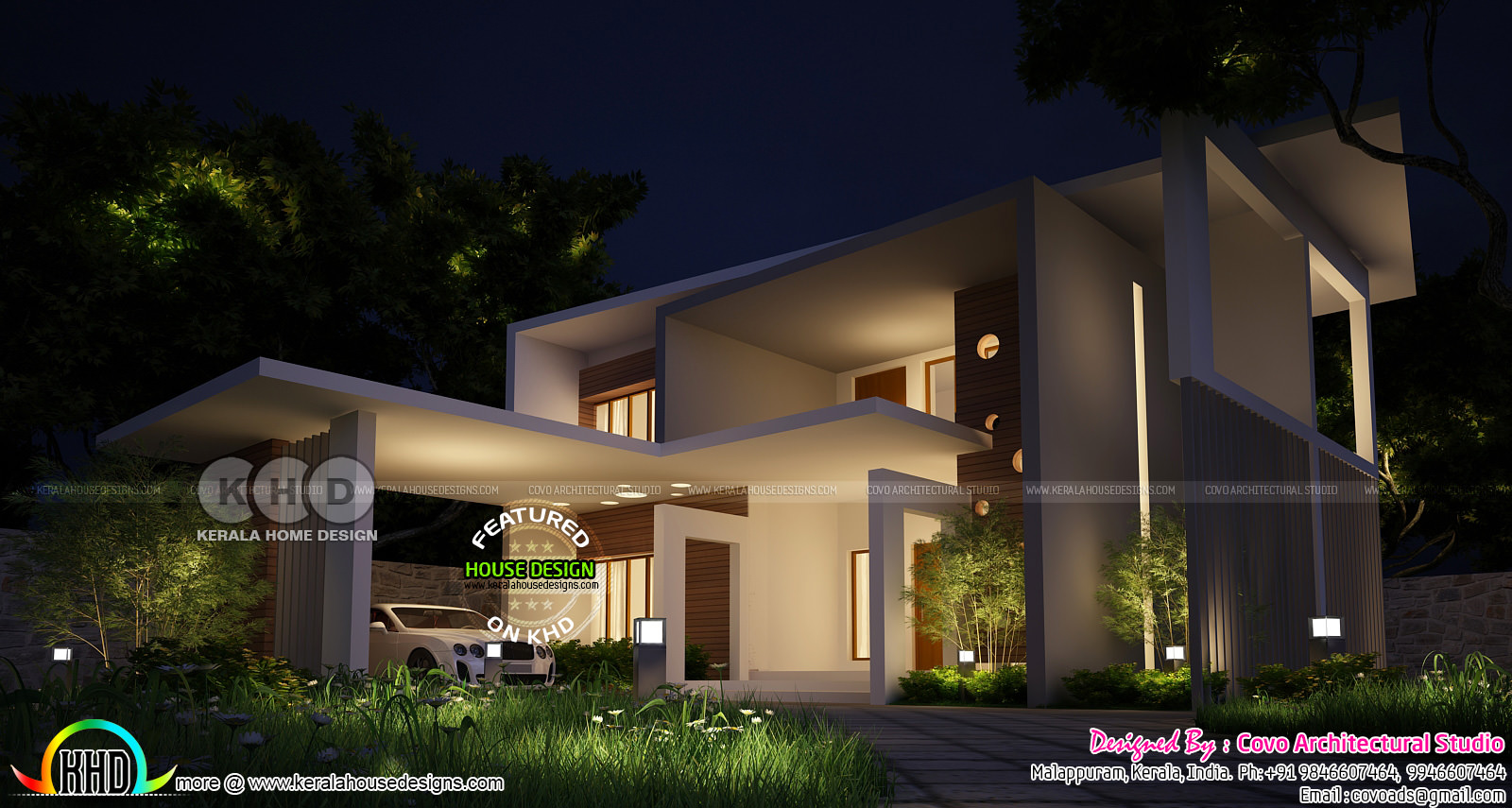 2000 square feet modern contemporary home Kerala home design and