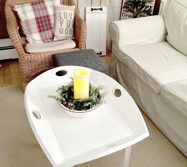 DIY Removable Tray Coffee Table