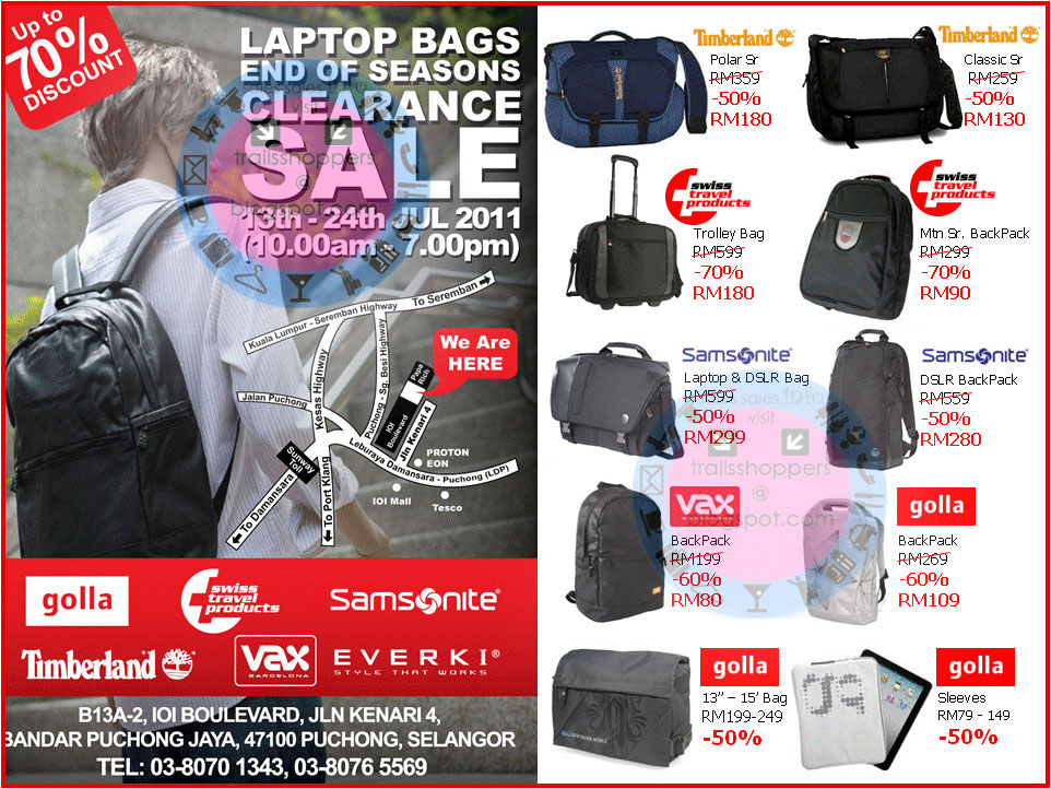 Laptop Bags End Of Season Clearance Sale 13 24JULY2011 Online Malaysia Sale