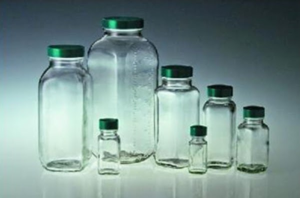 White Square wide Month 白色方型廣口瓶 QPK-7901