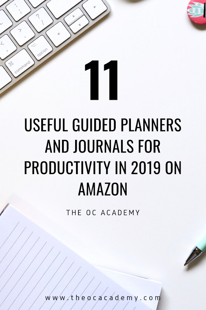 11 Useful Guided Planners and Journals for Productivity in 2019 on Amazon