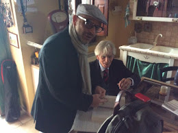Con lo scrittore e giornalista SERGIO  NAZZARO  al Borgo d'Arte di Valogno