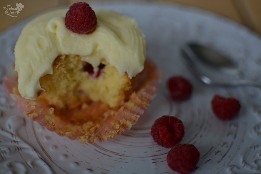 Cupcakes de limon y frambuesas tererecetas 06