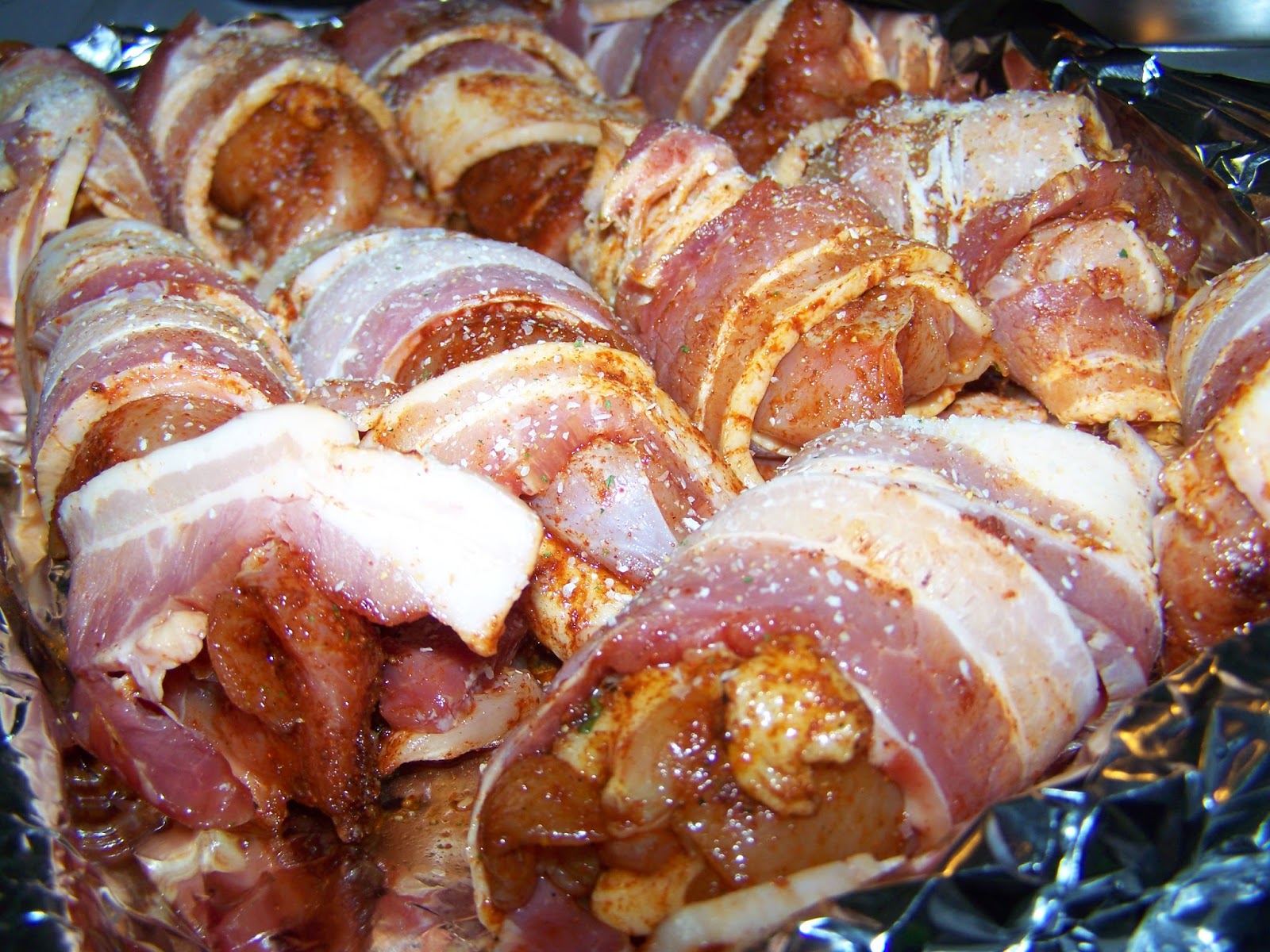 Bacon Wrapped Chicken Thighs